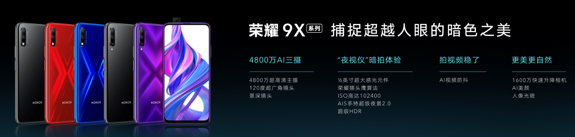 全系麒麟810+超强夜拍 超能旗舰荣耀9X正式发布 智能公会
