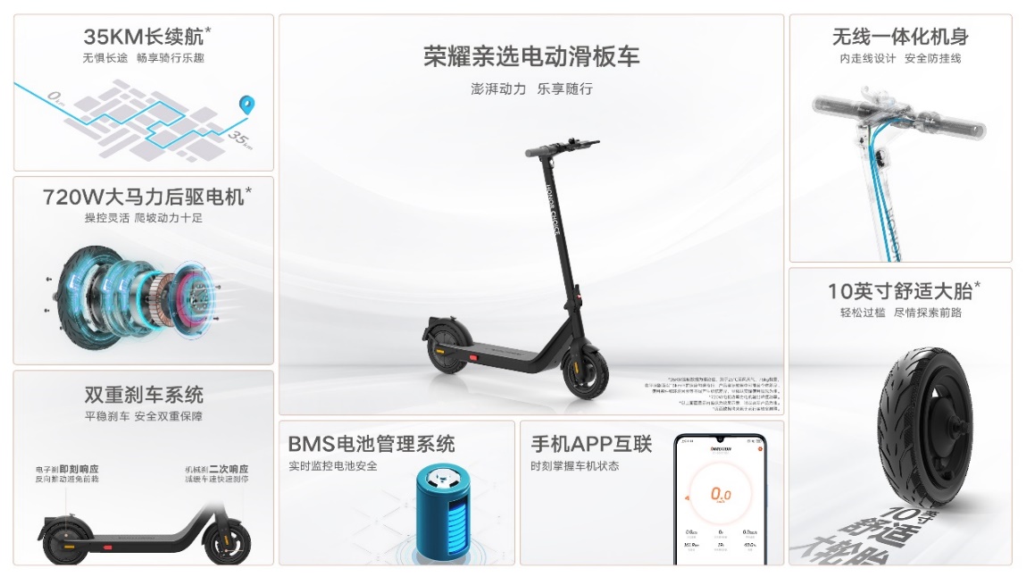 骑着滑板车开发布会 2299元荣耀亲选电动滑板车正式发布 智能公会