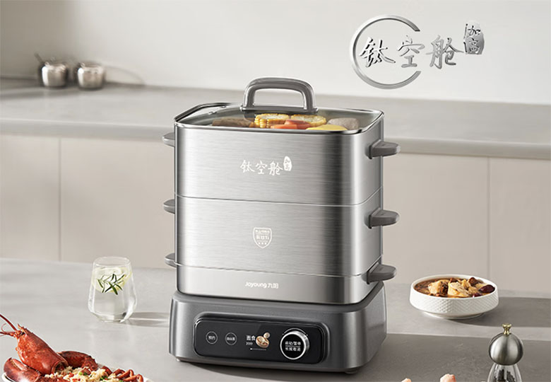 健康蒸煮全能厨电｜九阳钛空舱 PL3J22 有钛电蒸锅，重塑家庭烹饪体验 智能公会