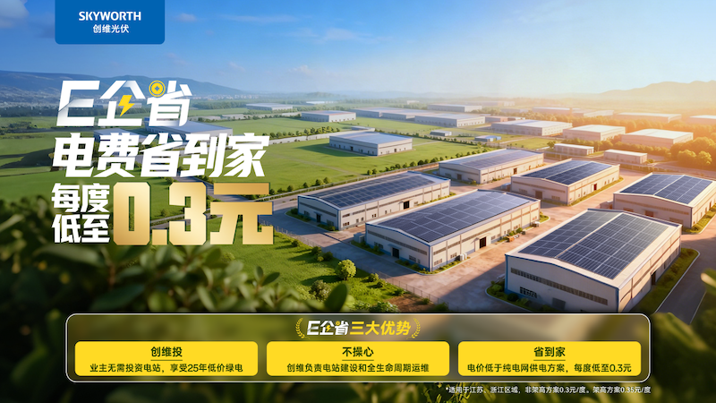 工商业电费成本管控新选择：创维光伏 智能公会